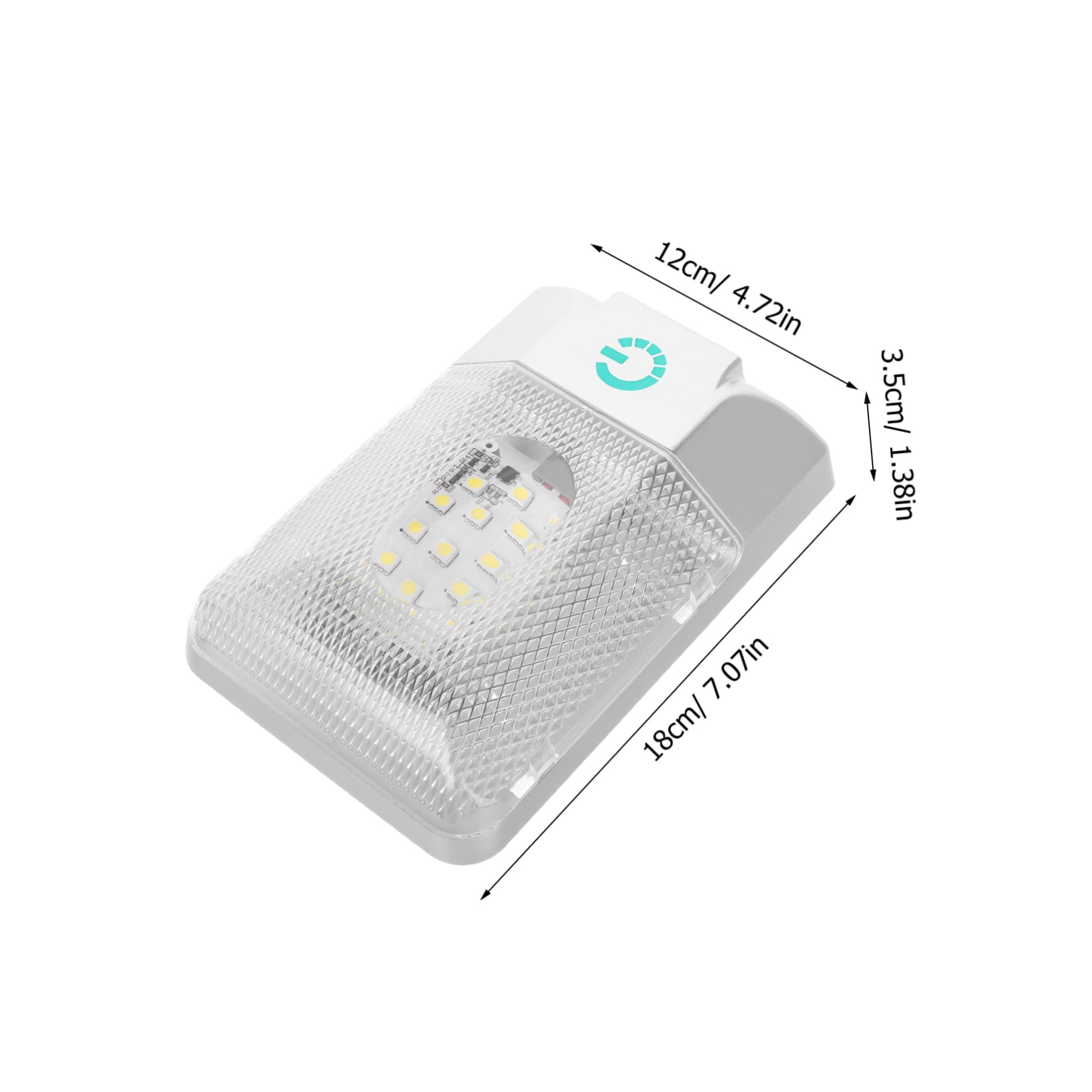 FUNOMOCYA 24V Color Reading Light LED Dome Light for Interior Illumination Brightness for Cars Campers Trailers Boats Trucks LED Touch Control