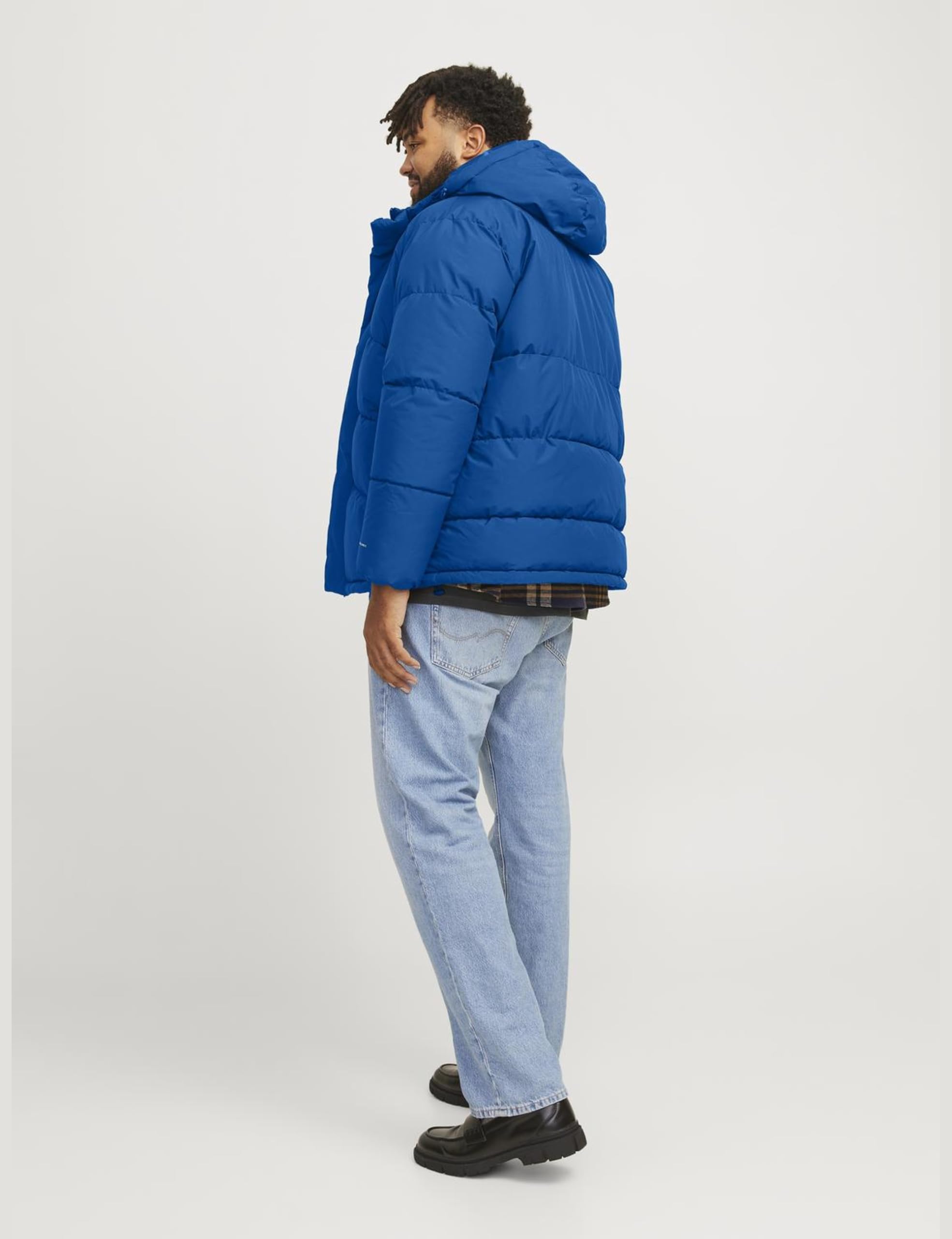 JACK&JONES PLUS Męska kurtka puchowa JJWORLD PLS kurtka puforowa, Nautical Blue, 4XL, Nautical Blue, 4XL