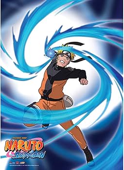 Amazon.co.jp: ナルト 疾風伝 ナルト 螺旋丸 ウォールスクロール