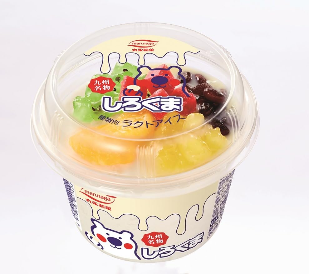 Amazon.co.jp: [冷凍] 丸永製菓 九州名物しろくま 220ml×12個 : 食品