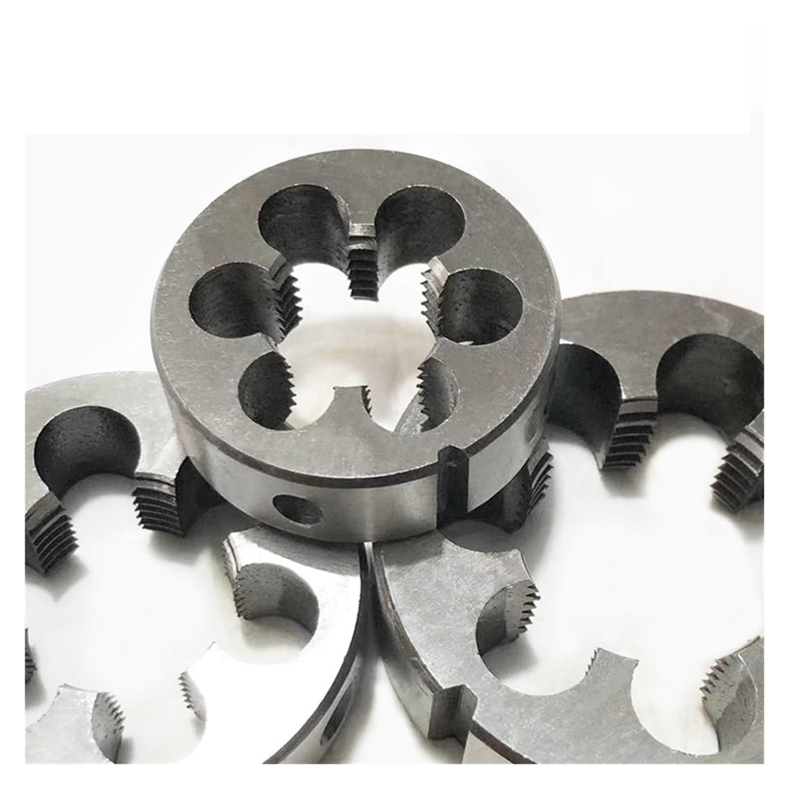 Filiere tonde per filettatura, Set di filiere for tubi in acciaio legato varie dimensioni(3l8-12 Unf)