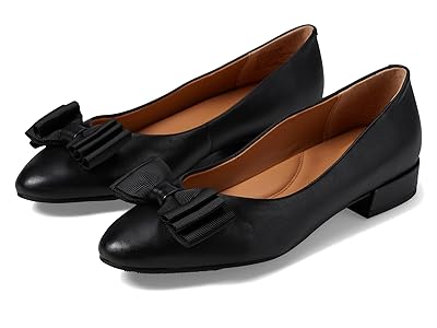 Gentle Souls by Kenneth Cole Atlas Flat (Black Leather) Women