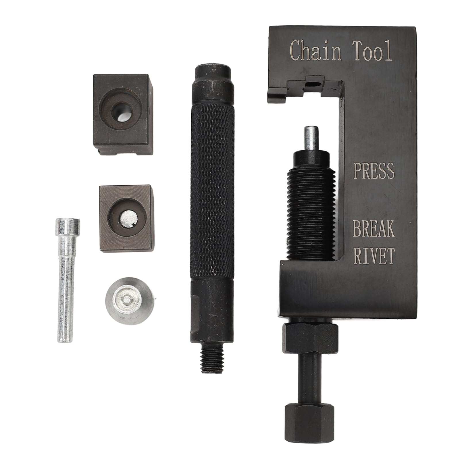 Spezzacatena in Acciaio per Carichi Pesanti, Set Professionale per Motocicli ATV 520 525 530 con Accessori per Pressatura e Smontaggio, Facile da Riporre