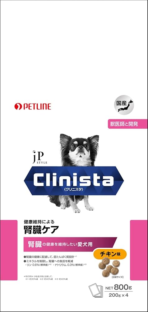 クリニスタ 腎臓ケア 800g×5 Amazon.co.jp: ジェーピースタイルGOLD ドッグフード Clinista