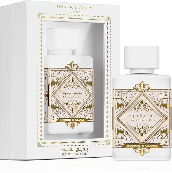 Badee Al Oud Honor & Glory Eau de Parfum Unisex Fragrance Pineapple Creme Brulee Top Notes Sandalwood Vanilla Base