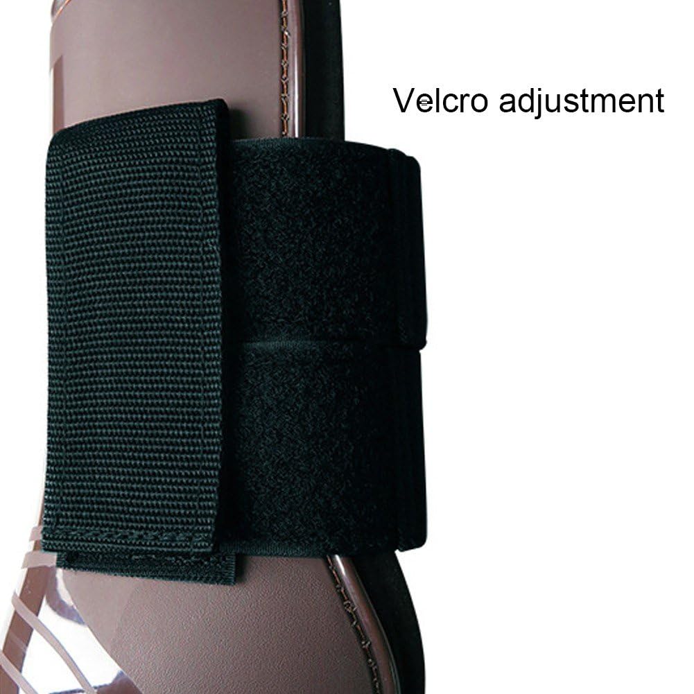 Paratendine del Cavallo, Protezione della Gamba del Cavallo Protezione della Gamba del Cavallo Paranocche del Tendine del Guscio in Pu Ammortizzante per Equitazione Salto