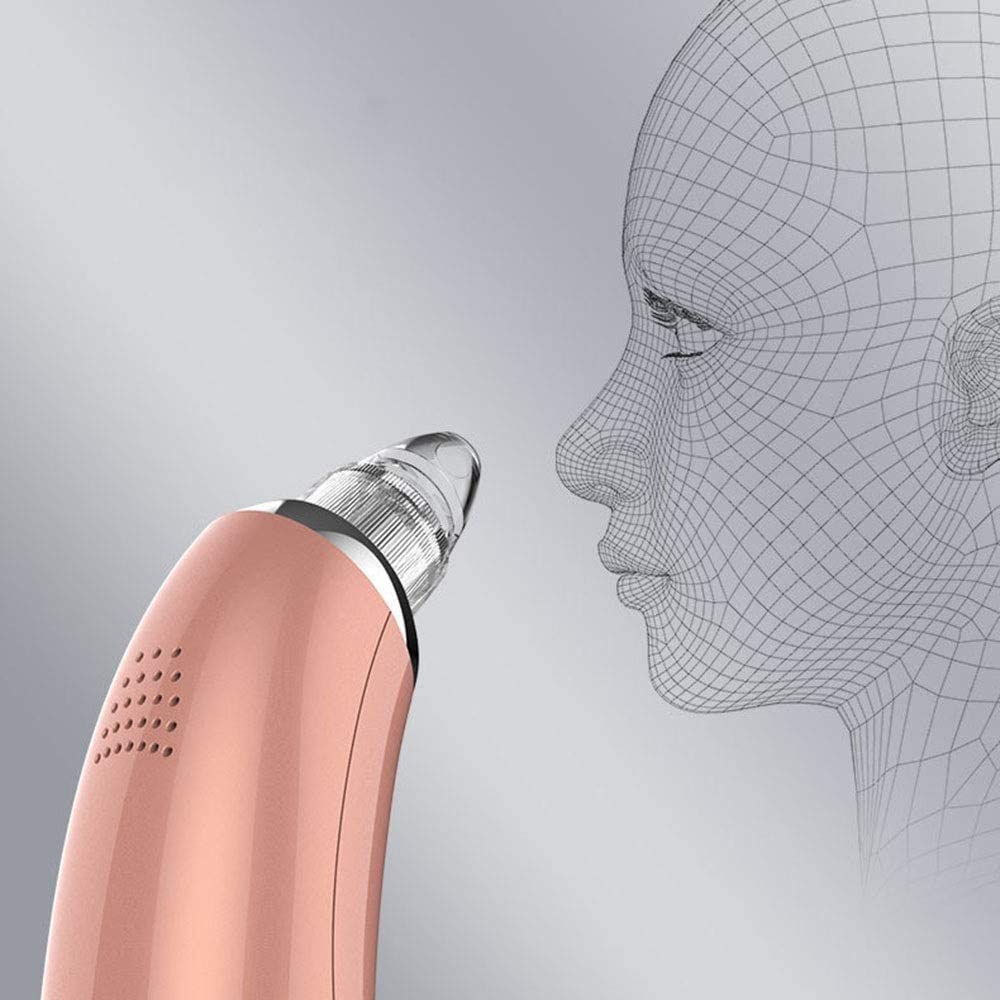 Removedor de cabezal de limpiador de poros, limpiador de poros de succión de vacío eléctrico, acné Comedone Pimple Whitehead Maquillaje extractor de residuos, dispositivo de belleza para limpiez