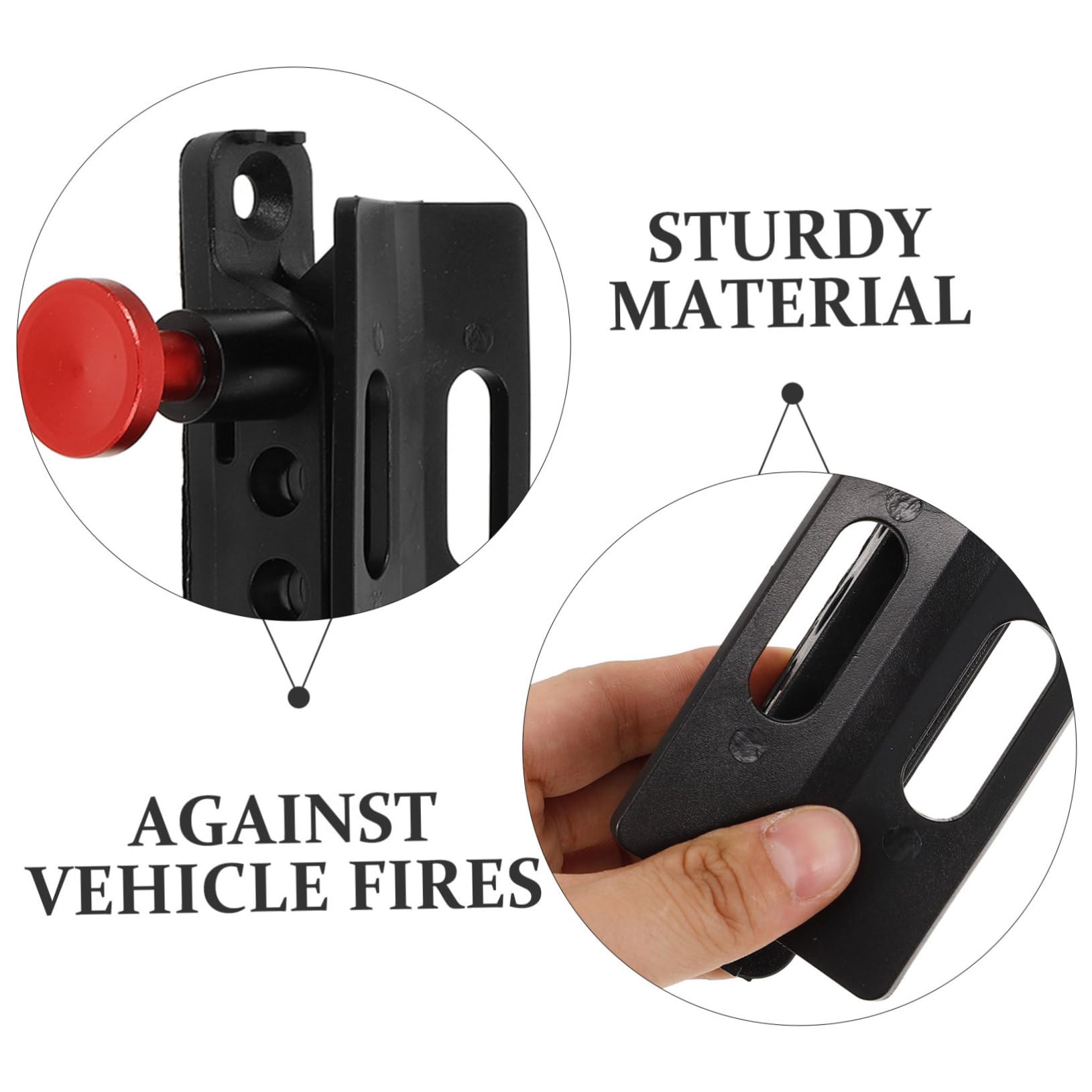 Per Estintore Auto Regolabile Staffa Per Estintore Compatibile Atv Utv Facile Installazione Chiave Inclusa