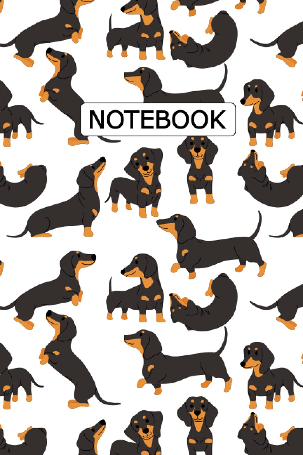 Dachshund Notebook: Dachshund Notebook Journal To Write Notes, Password, Notepad, To Do Lists - 6 x 9 Inches - 100 Pages