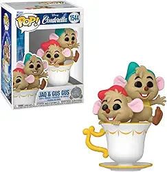 Boneco Funko Pop! Disney Cinderela 75 anos - Jaq e Tatá na Xícara
