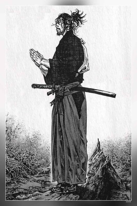 POSTERDADDY Vagabond Manga Series Poster Reprint Matte Finish Paper Unframed 12 x18 Inch (Multicolor) - 16334