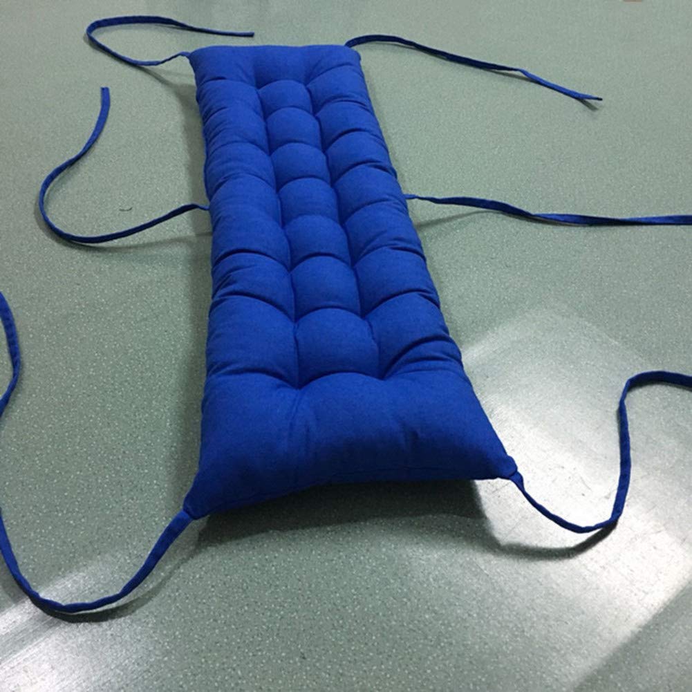 Outdoor Bench Padded Seat Cushion, Comfortable Full Full Chair Cushion Bench Cushion with Straps Non-slip for Garden Garden Swings at 45x45cm
