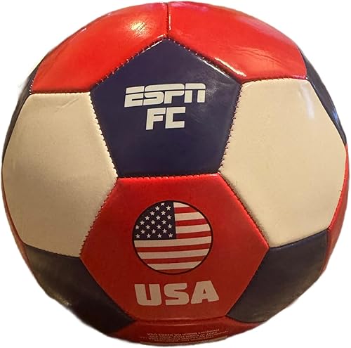 Balón de fútbol de Estados Unidos, talla 5, rojo, blanco y azul, diseño oficial