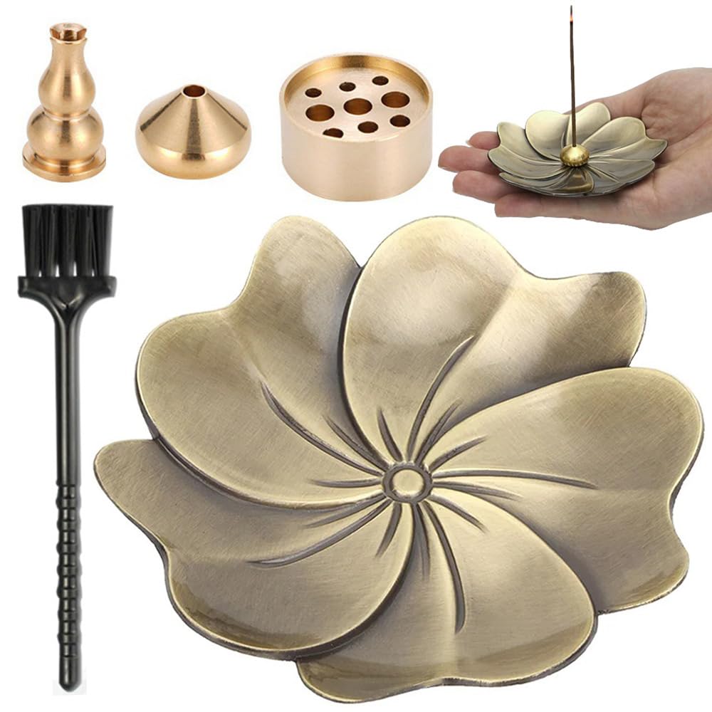 Lotus Incense Holder & Ash Tray Set