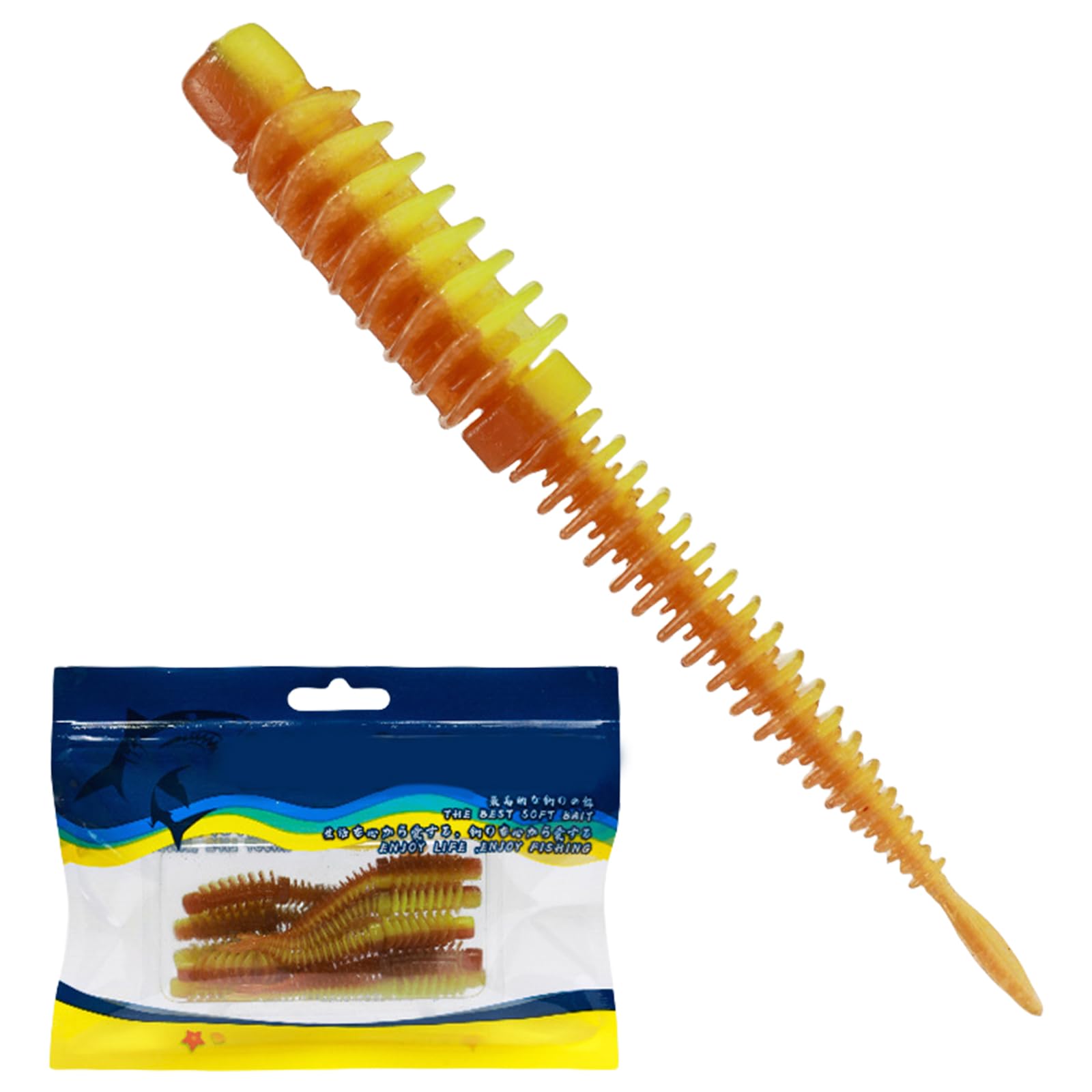 Tsophreniq Tackle Accessory Soft Lures Artificial Baits 8.5/7.5/6.5cm Floating Fishing Lures Swimbait Rigs for Trout Floating Soft Baits