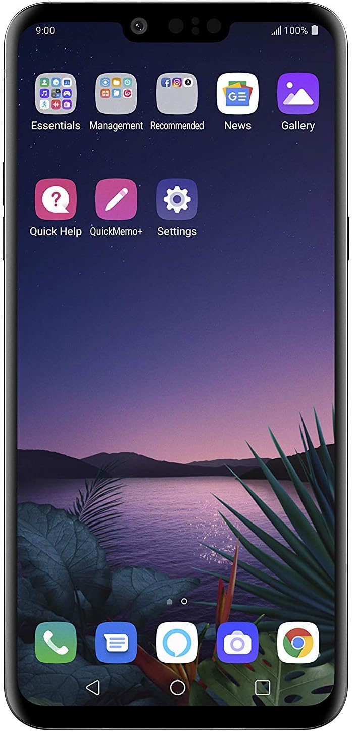 LG G8 Thinq Unlocked Smartphone – 128 GB – Aurora Black (US Warranty) – Verizon, AT&T, T–Mobile, Sprint, Boost, Cricket, Metro