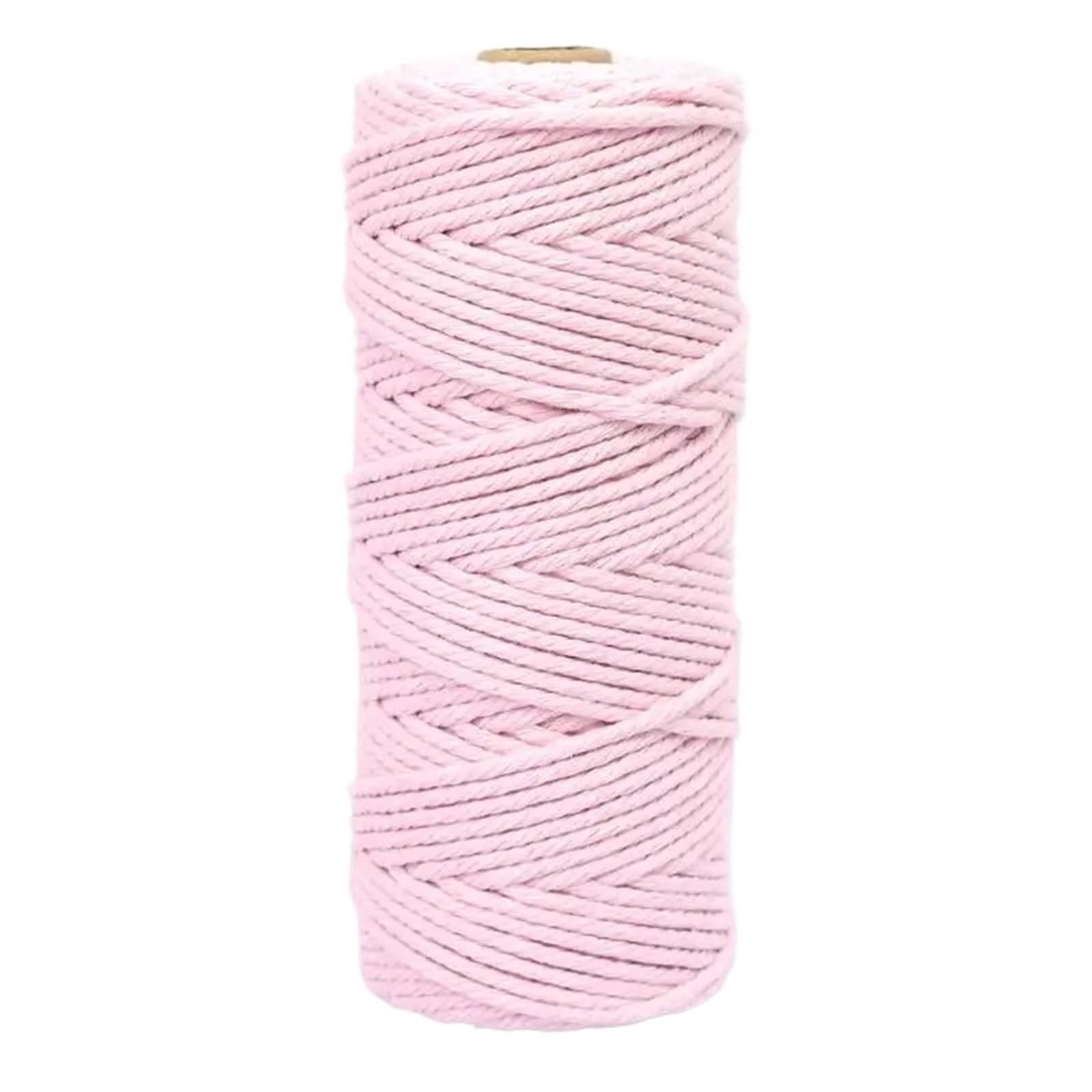 Cotton Macrame Cord 3.0mm-100m Colorful Natural Cotton Macrame Rope Cord for Wall Hanging Plant Hangers Crafts(Color26)