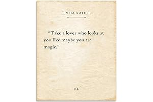 Frida Kahlo - Take A Lover - 11x14 Unframed Typography Book Page...