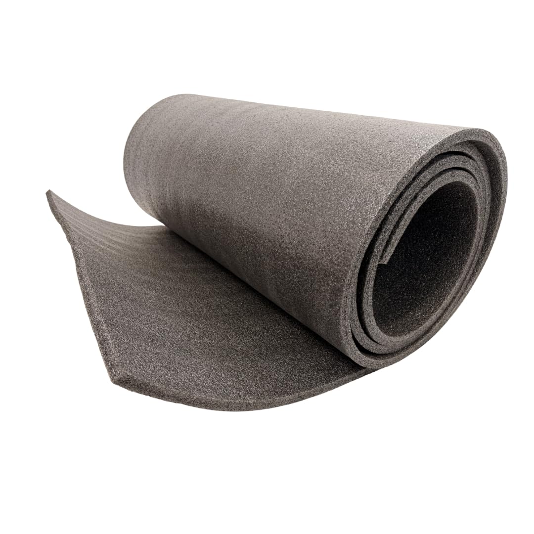 Tapis de piscine de qualité supérieure - Rouleau de mousse PE - 10 mm - 10 m x 1 m - 28 kg/m³