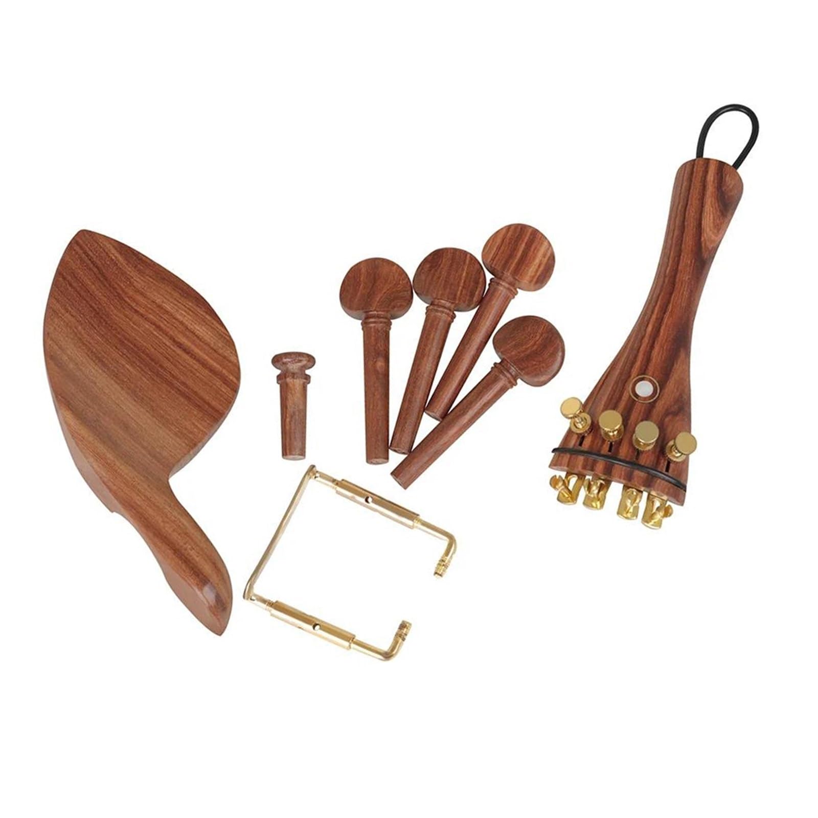 Barbada para violín 4/4 de madera de azufaifo natural accesorios para instrumentos musicales