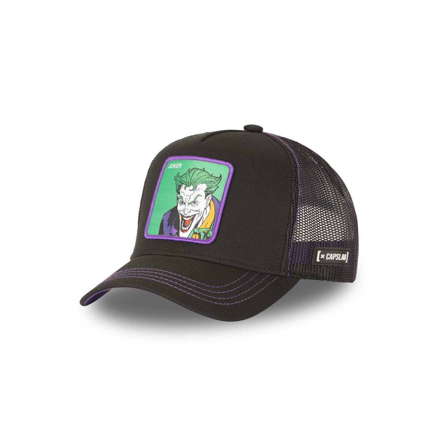 Capslab Joker DC Batman Black Trucker Cap - One-Size