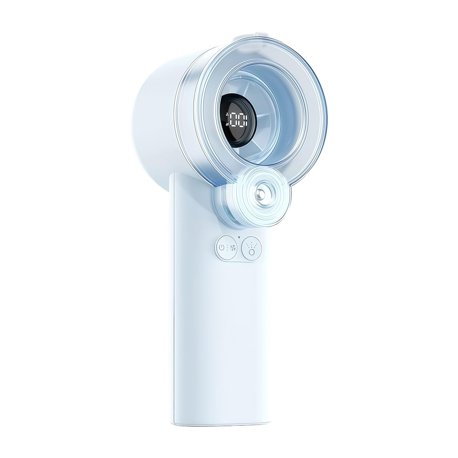 Ventilador de refrigeración portátil con nebulización activa y 5 marchas de aire manual