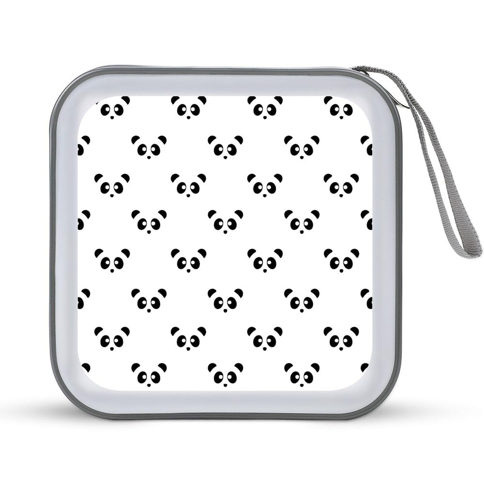 Panda Head CD Storage Organizer Case Portable Protective DVD Wallet Holder Bag