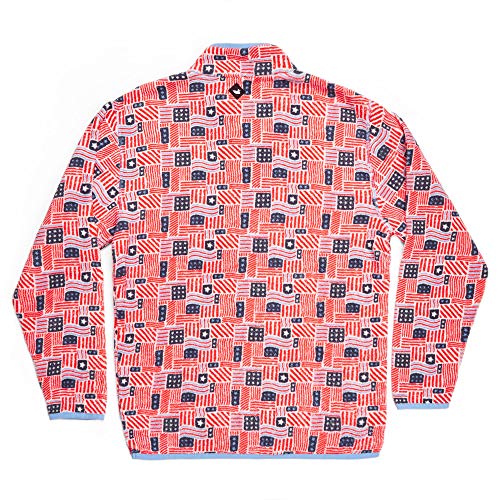 Southern Marsh Star-Spangled Fleece Pullover2