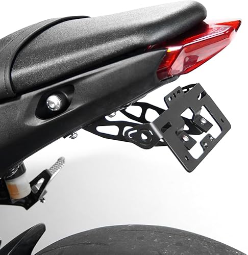 Miniatura 3 de Xitomer Eliminador de guardabarros apto para MT-09 MT09 2021 2022 MT-09 SP, soporte para placa de matrícula, guardabarros trasero ordenado con luz,