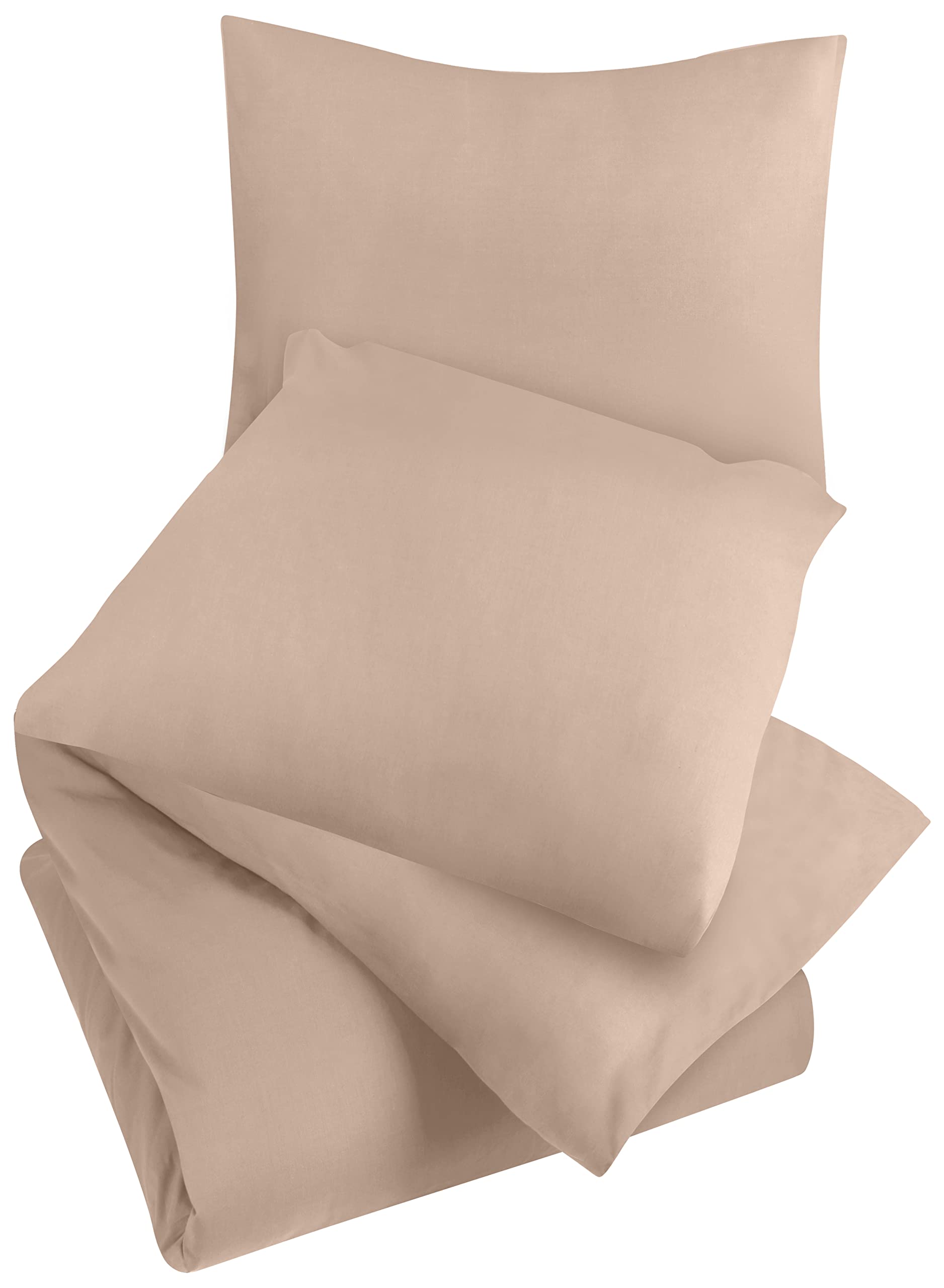 Utopia Bedding Copripiumino Matrimoniale 240x220 - Microfibra Copripiumino 240x220cm + Federe 65x65cm - Beige