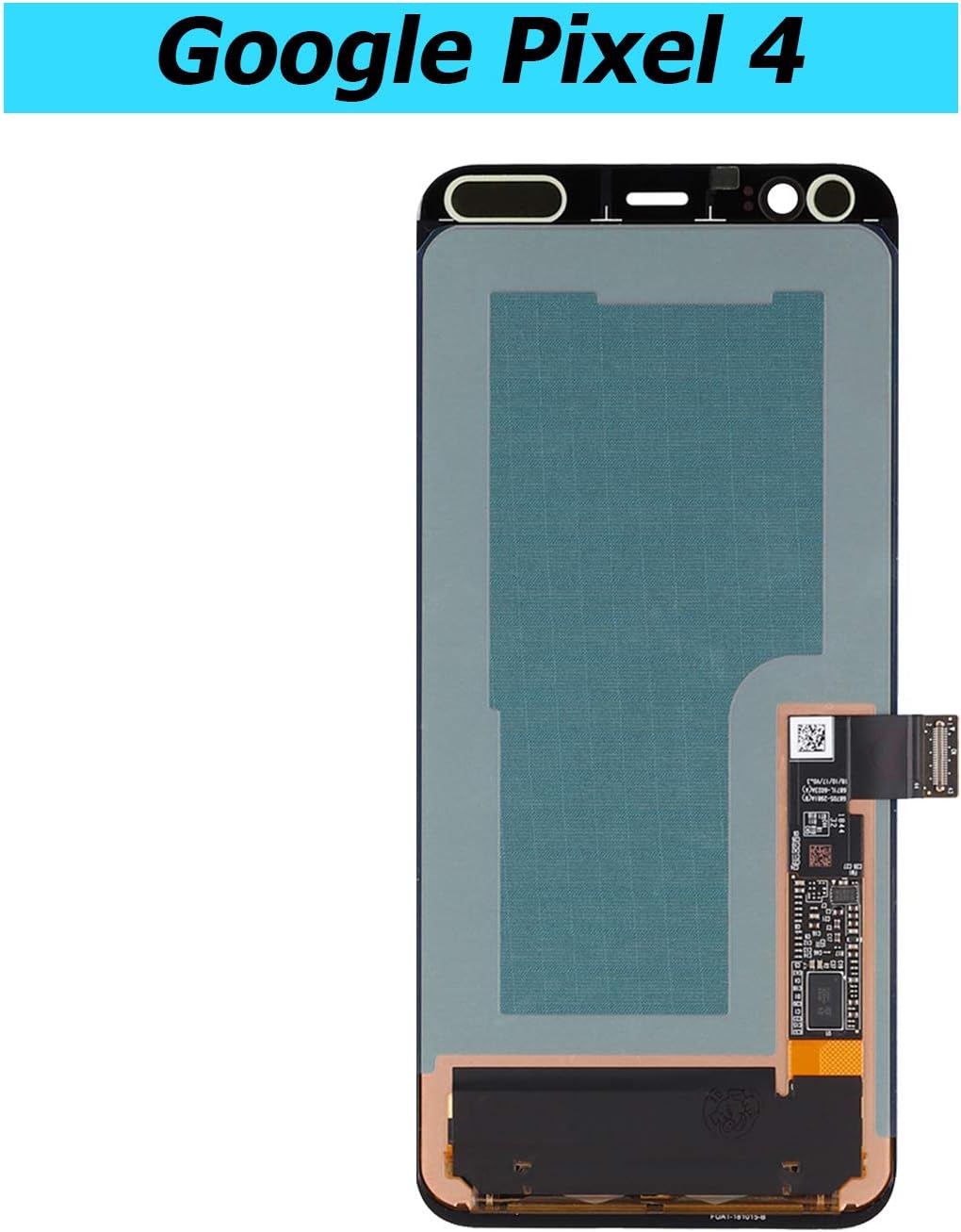 Replacement OLED Screen Compatible with Google Pixel 4 G020M G020I 5.7" OLED Display Assembly Touch Screen with Toolkit (Black)