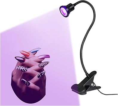 UV Curing Lamps, 10W Led Ultraviolet Lights Lampe Uv Desk Lamp Mini Uv Gel Curing Light Nail Dryer For Uv Led Diy Nail Art Cash Medical Detector405nm