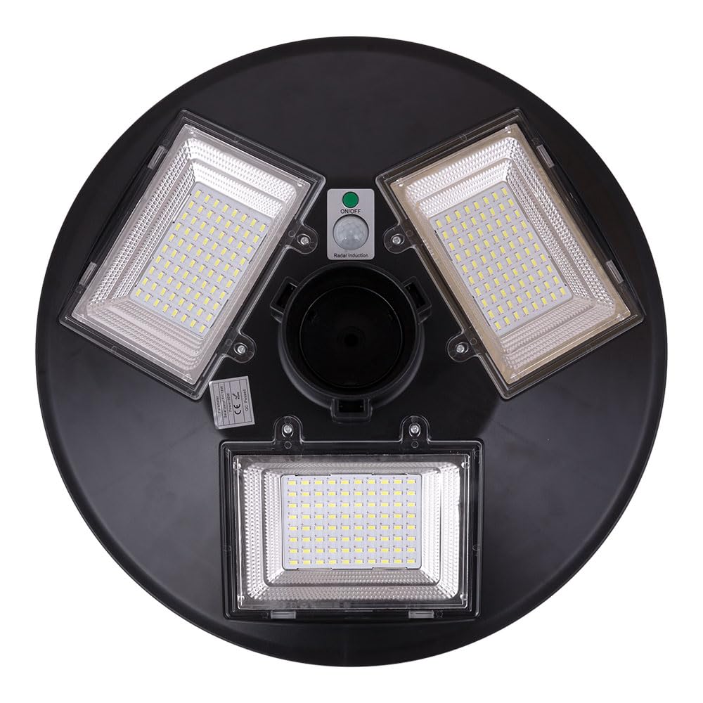 Luminaria Solar LED 90W 9000Lm 6000ºK IP67 Panel: 6V 18W Batería: 3,2V 15000MaH | Greenice