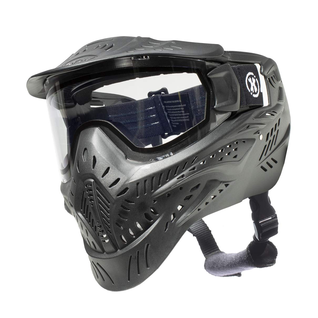 HK Army HSTL Goggle Paintball Airsoft Mask with Anti Fog Thermal Lens (Black/Clear Lens)
