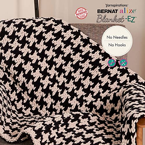 Image of Bernat Alize Blanket-EZ Chunky Yarn for Hand Knitting, Bright Purple 2-Pack | #7 Jumbo Yarn, 100% Polyester, Super Soft Looped Crochet Yarn for Hand Knitting, Beginners & DIY Crafts, 18yds per skein