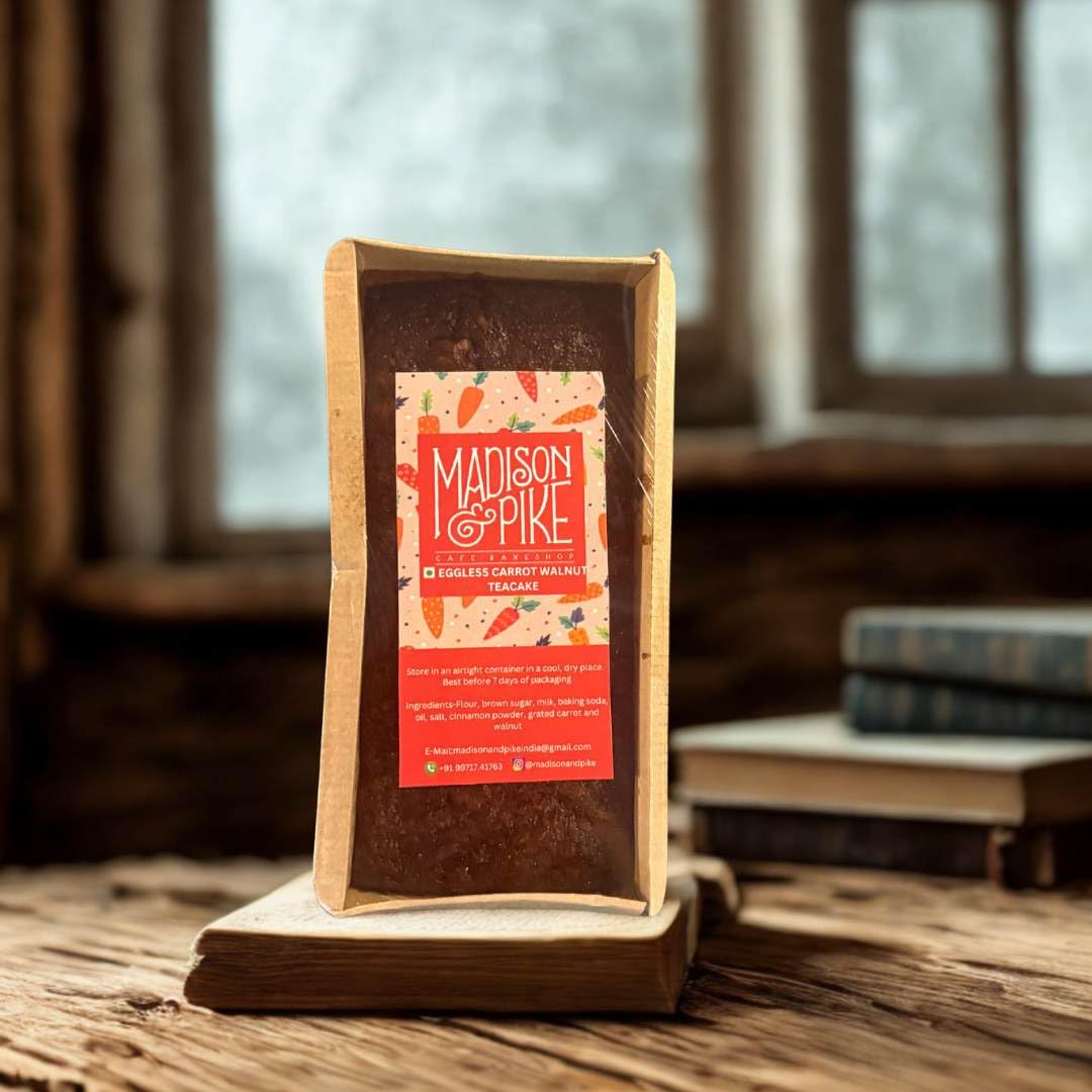 Carrot Walnut Tea Cake 250gm | Perfect Tea & Coffee Partner | Great for Gifting-picture-10