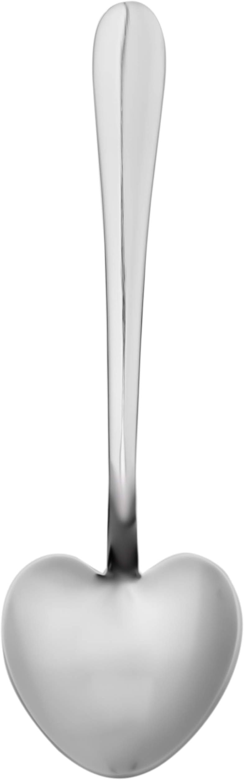 Grunwerg Windsor Carded 4-Piece Heart-Shaped Dessert Spoon Set 4HDWDR/C, 18/0 Stainless Steel, Silver