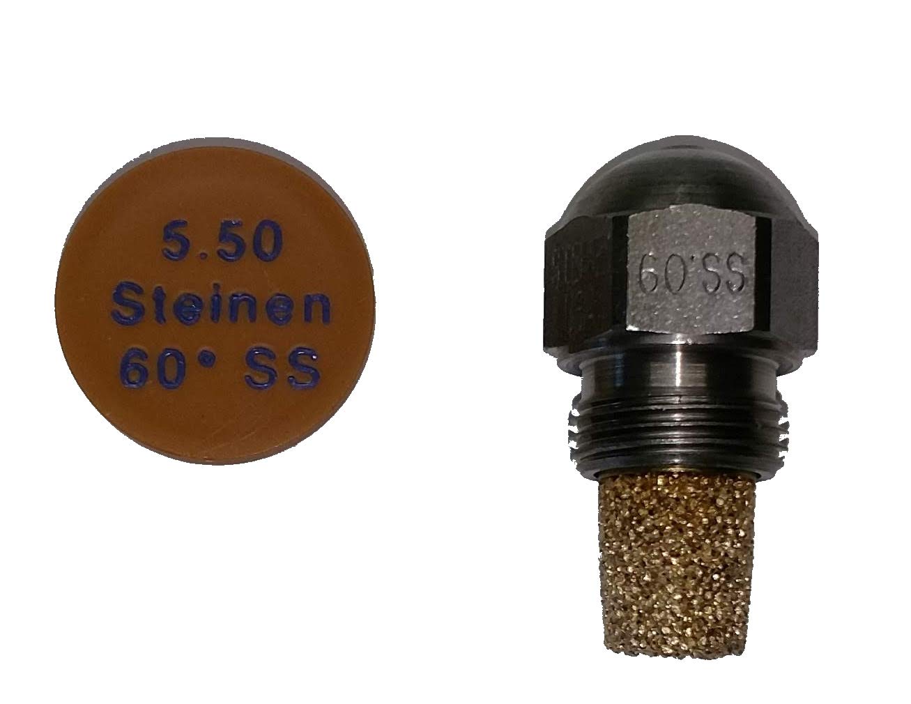 Ugello per pietre, 5.50 gph. 60 gradi SS