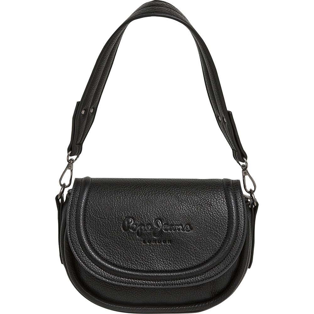 Pepe Jeans Women's Noir Handbag Crisha