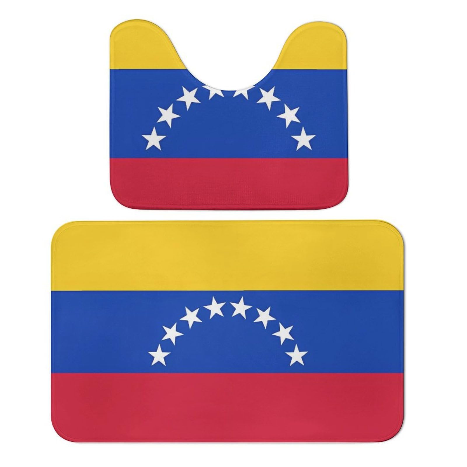 Tapis de salle de bain Venezuela en U lot de 2 absorbants