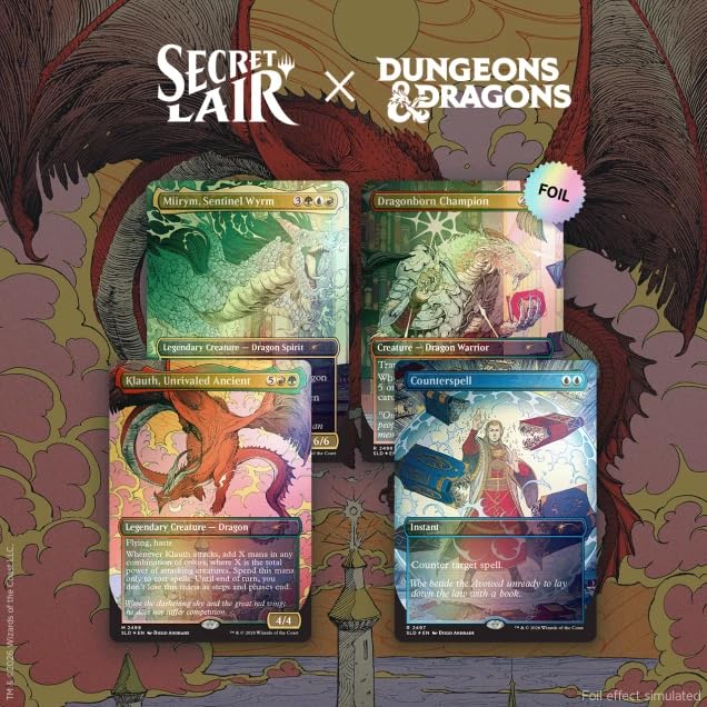 マジック：ザ・ギャザリング Secret Lair Whispers in Candlekeep Foil Magic: The Gathering Secret Lair x Dungeons & Dragons: Whispers in