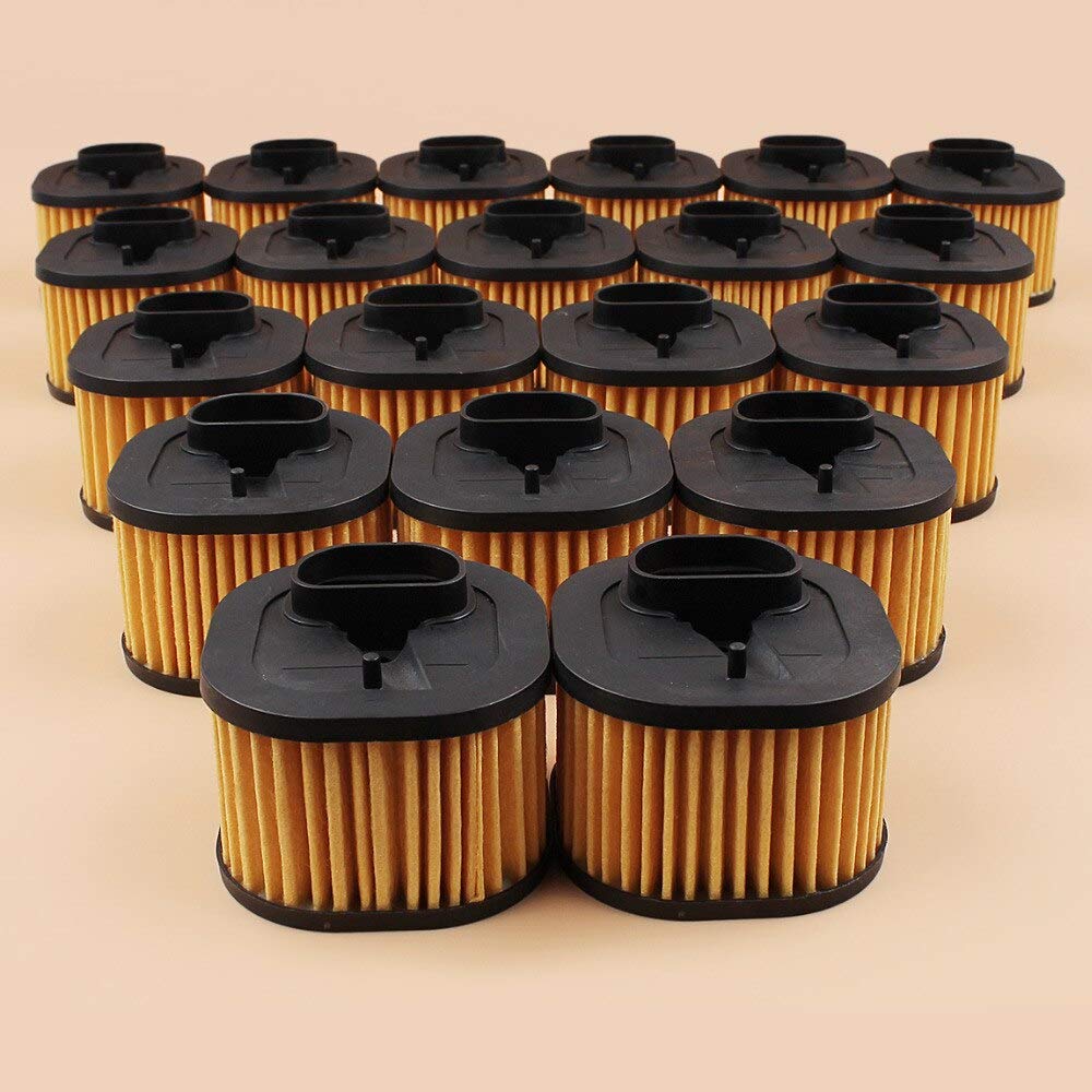 20 filtros de aire resistentes compatibles con Husq-varna 372 XP, 372XP Gasolina Motosierra (tipo cuadrado) piezas de motor de motosierra
