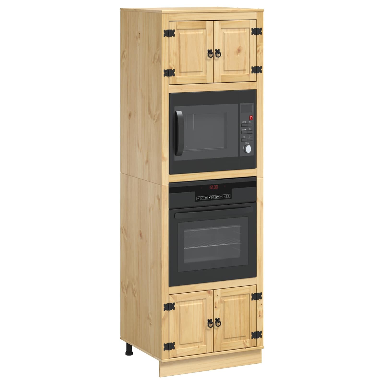 Eleganter Kiefernschrank mit rechteckiger Form und viel Stauraum - Moderner Wohnraumorganisator Model42007567