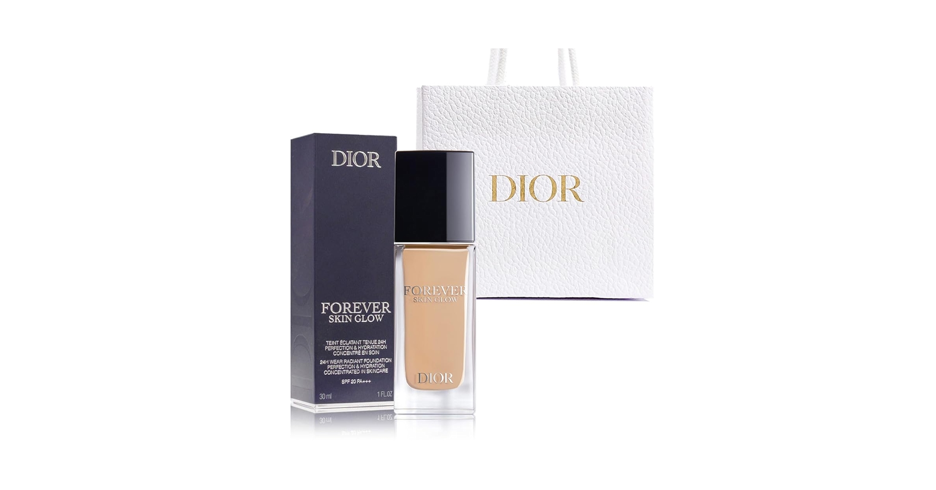 ２個セット⭐︎Dior リキッドファンデーション 030 035 40ml ディオールスキン フォーエヴァー フルイド グロウ / ディオール