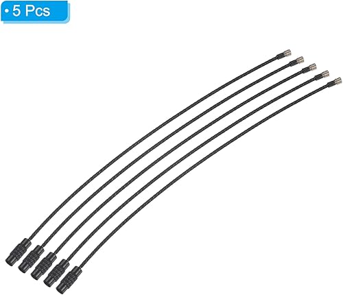 Miniatura 3 de PATIKIL Wire Keychain Cables Titanium Steel Key Ring Loop for Outdoor Hiking