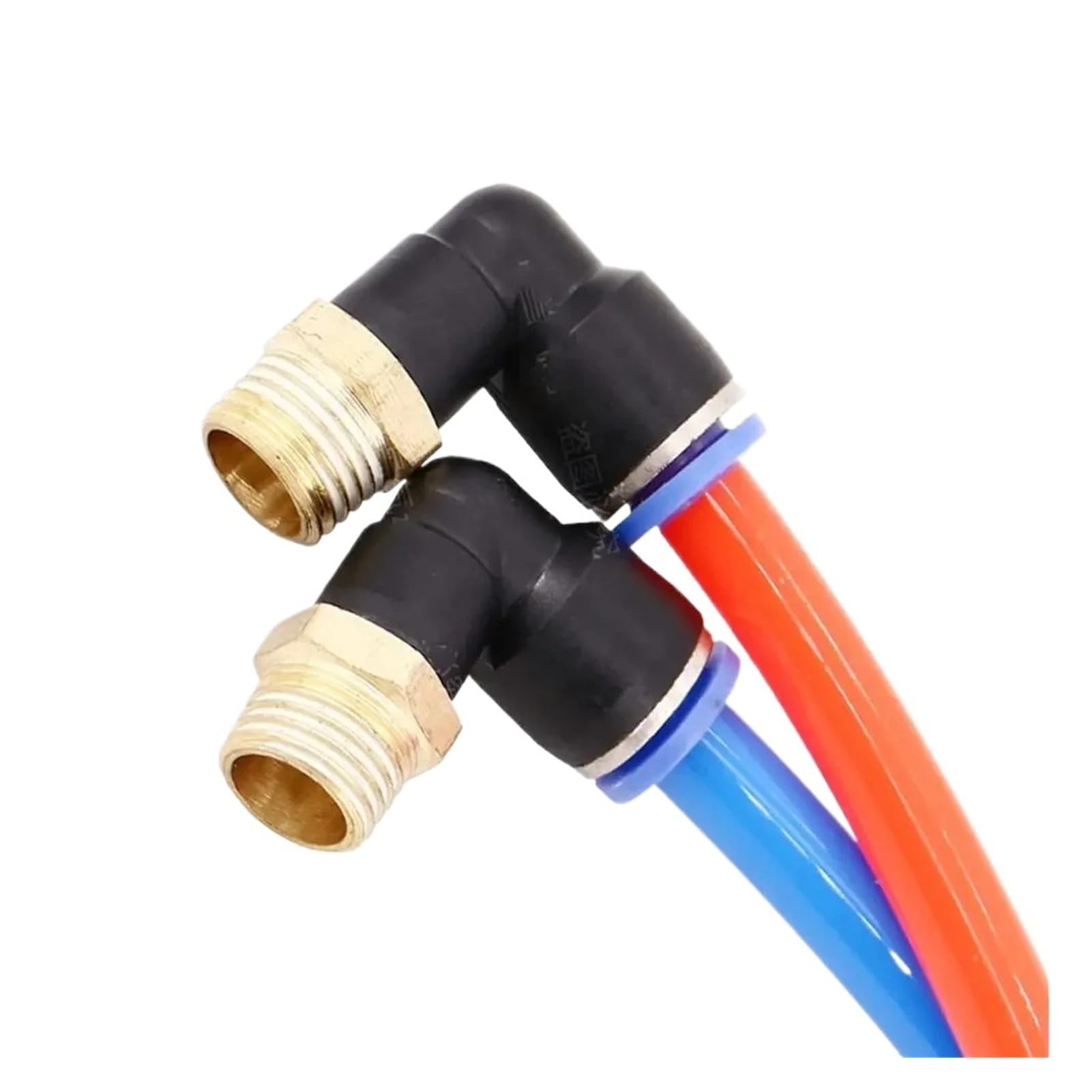 Conector Neumático Acodado, Racer Rápido Manguera Roscada