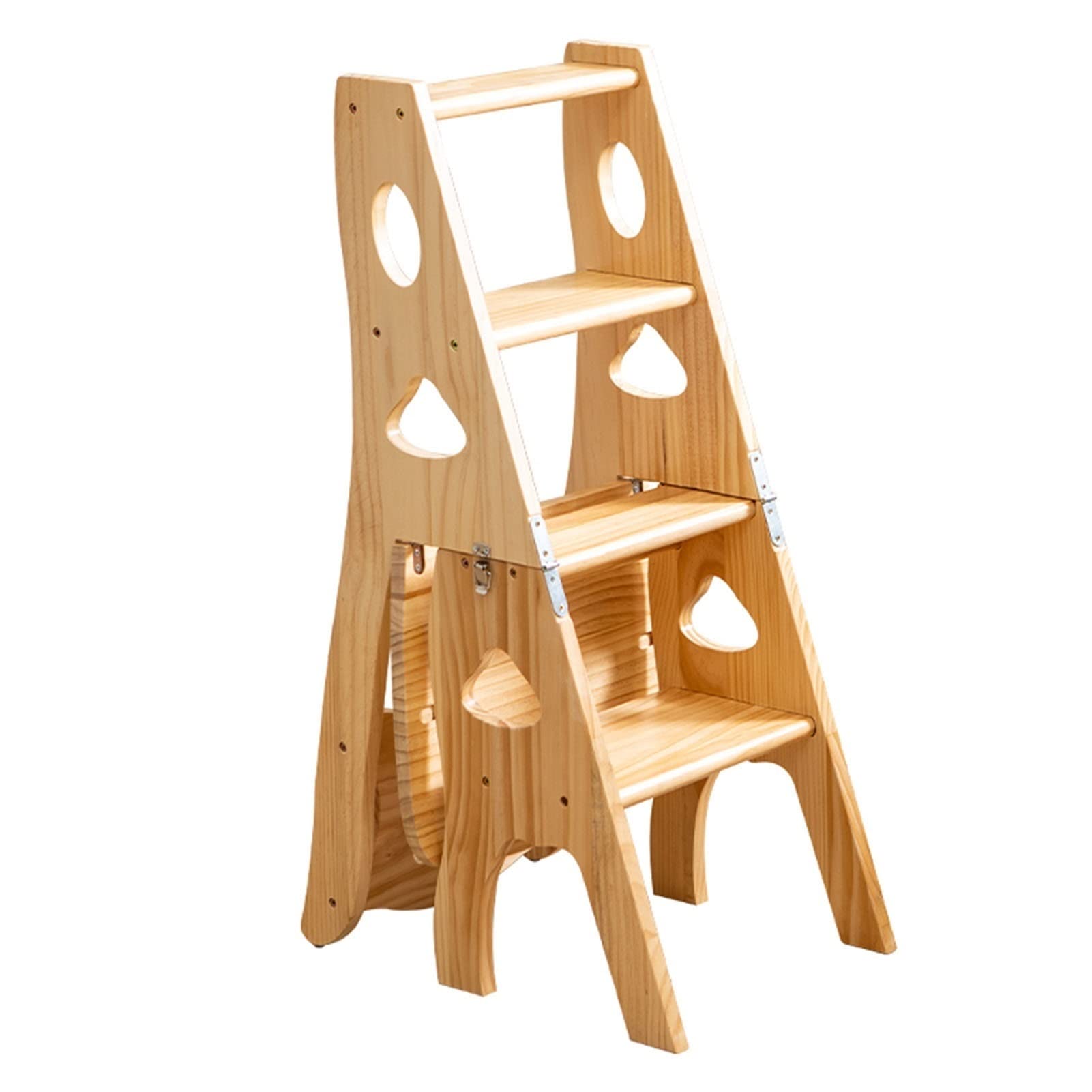 Taburete de escalera de 4 peldaños DASHADAO plegable para cocina y hogar