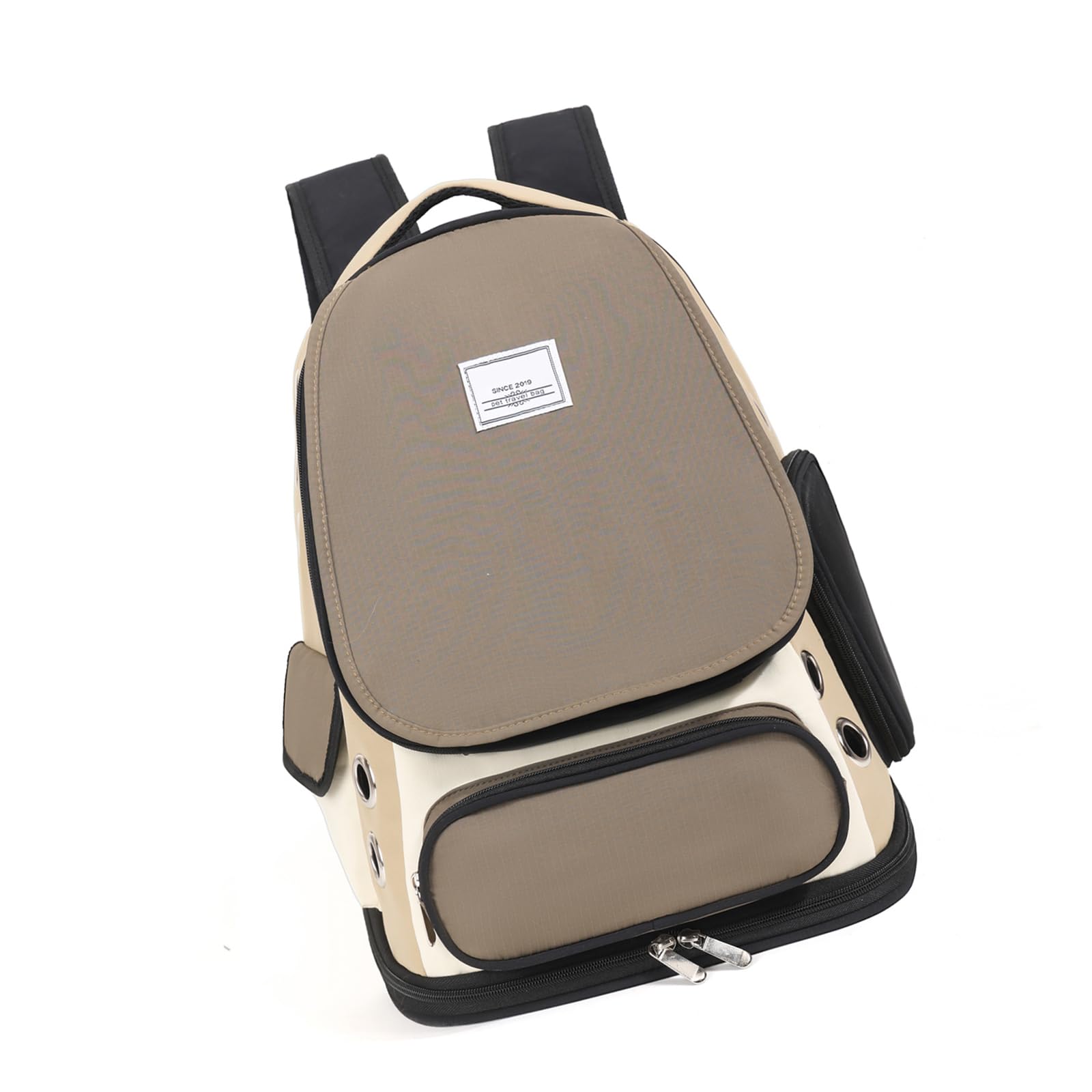 Zaino per animali domestici Borsa da trasporto multifunzione per gatti con doppie Maniglia superiore Tracolla regolabile per cani gatti Zaino spazioso