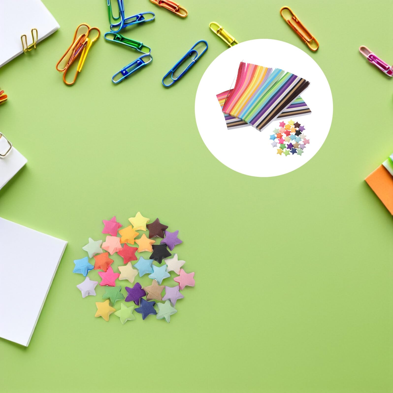 Tiras De Papel Para Plegar Estrellas De Origami 27 Colores, 4050 Tiras Diy Para Manualidades, Niños y Adultos, Arte Creativo Para Proyectos Escolares y Fiestas