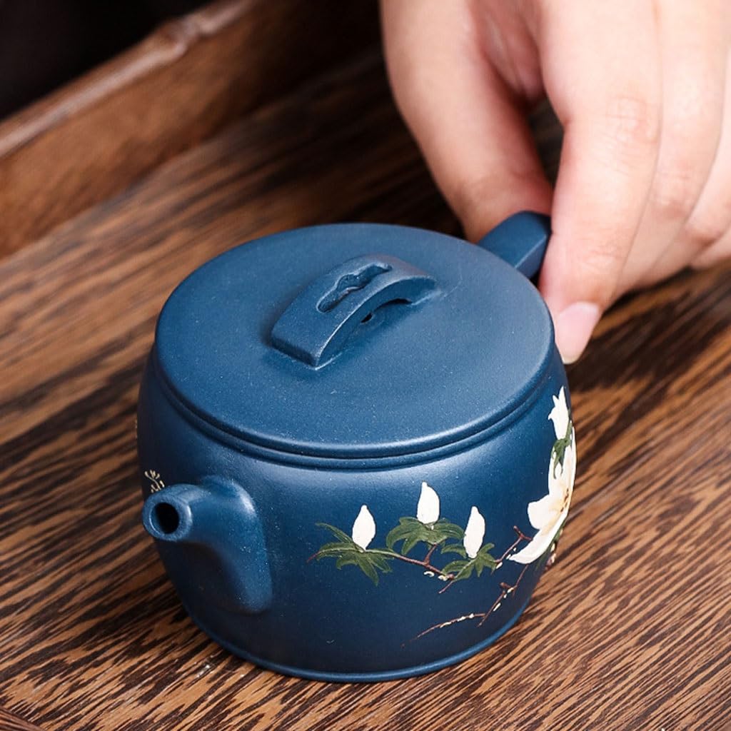 Tetera de Kung fu Hecha a Mano, Juego de té Creativo, Tetera Tradicional Retro de Arcilla Morada, Tetera para salón de té en casa